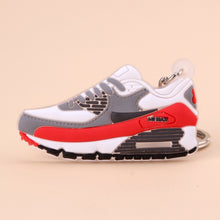 Load image into Gallery viewer, Back To The Future II Glow In The Dark Air Mag Keychain Mini 90 Shoe Key Chain Woman Men Gift Sneaker Bryant KD 8 Key Ring