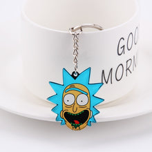 Load image into Gallery viewer, Rick And Morty Keychain Women and Men Key Chain Cute Anime Cartoon Kids Key Ring Gift Porte Clef