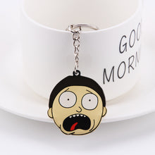 Load image into Gallery viewer, Rick And Morty Keychain Women and Men Key Chain Cute Anime Cartoon Kids Key Ring Gift Porte Clef