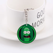 Load image into Gallery viewer, Rick And Morty Keychain Women and Men Key Chain Cute Anime Cartoon Kids Key Ring Gift Porte Clef