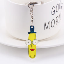 Load image into Gallery viewer, Rick And Morty Keychain Women and Men Key Chain Cute Anime Cartoon Kids Key Ring Gift Porte Clef