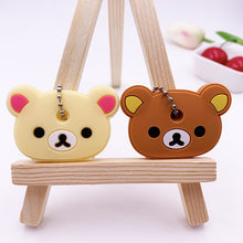 Load image into Gallery viewer, 2Pcs/set Cute Cartoon Silicone Protective key Case Cover For key Control Dust Cover Holder Organizer Home Accessories Supplies