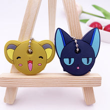 Load image into Gallery viewer, 2Pcs/set Cute Cartoon Silicone Protective key Case Cover For key Control Dust Cover Holder Organizer Home Accessories Supplies