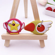 Load image into Gallery viewer, 2Pcs/set Cute Cartoon Silicone Protective key Case Cover For key Control Dust Cover Holder Organizer Home Accessories Supplies