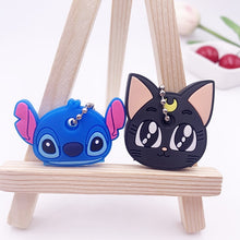 Load image into Gallery viewer, 2Pcs/set Cute Cartoon Silicone Protective key Case Cover For key Control Dust Cover Holder Organizer Home Accessories Supplies