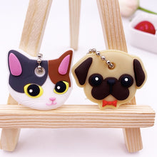 Load image into Gallery viewer, 2Pcs/set Cute Cartoon Silicone Protective key Case Cover For key Control Dust Cover Holder Organizer Home Accessories Supplies