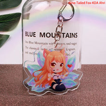 Load image into Gallery viewer, Game League of New Legends Keychain Cute Cartoon Figure Two-sided Acrylic LOL Riven/Yasuo Bag Pendant Car Key Charm Porte Clef
