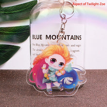Load image into Gallery viewer, Game League of New Legends Keychain Cute Cartoon Figure Two-sided Acrylic LOL Riven/Yasuo Bag Pendant Car Key Charm Porte Clef