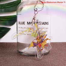 Load image into Gallery viewer, Game League of New Legends Keychain Cute Cartoon Figure Two-sided Acrylic LOL Riven/Yasuo Bag Pendant Car Key Charm Porte Clef