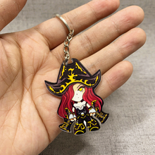 Load image into Gallery viewer, Game League of New Legends Keychain Cute Cartoon Figure Two-sided Acrylic LOL Riven/Yasuo Bag Pendant Car Key Charm Porte Clef