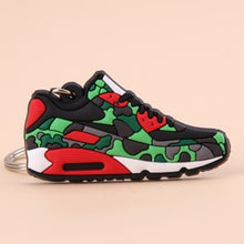 Load image into Gallery viewer, Back To The Future II Glow In The Dark Air Mag Keychain Mini 90 Shoe Key Chain Woman Men Gift Sneaker Bryant KD 8 Key Ring
