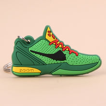 Load image into Gallery viewer, Back To The Future II Glow In The Dark Air Mag Keychain Mini 90 Shoe Key Chain Woman Men Gift Sneaker Bryant KD 8 Key Ring
