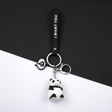 Load image into Gallery viewer, 2019  New Fashion Cute Dinosaur Keychain Key Ring Cat Fashion Cartoon Key Chain Creative Car Bag Phone Key Ring
