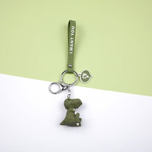 Load image into Gallery viewer, 2019  New Fashion Cute Dinosaur Keychain Key Ring Cat Fashion Cartoon Key Chain Creative Car Bag Phone Key Ring
