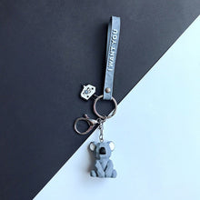 Load image into Gallery viewer, 2019  New Fashion Cute Dinosaur Keychain Key Ring Cat Fashion Cartoon Key Chain Creative Car Bag Phone Key Ring
