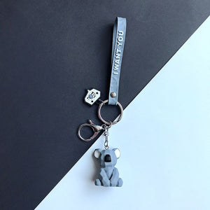 2019  New Fashion Cute Dinosaur Keychain Key Ring Cat Fashion Cartoon Key Chain Creative Car Bag Phone Key Ring