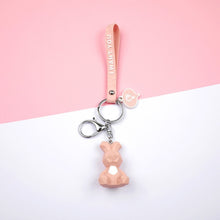 Load image into Gallery viewer, 2019  New Fashion Cute Dinosaur Keychain Key Ring Cat Fashion Cartoon Key Chain Creative Car Bag Phone Key Ring
