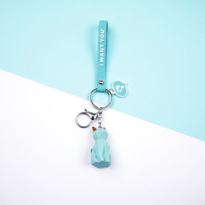 2019  New Fashion Cute Dinosaur Keychain Key Ring Cat Fashion Cartoon Key Chain Creative Car Bag Phone Key Ring